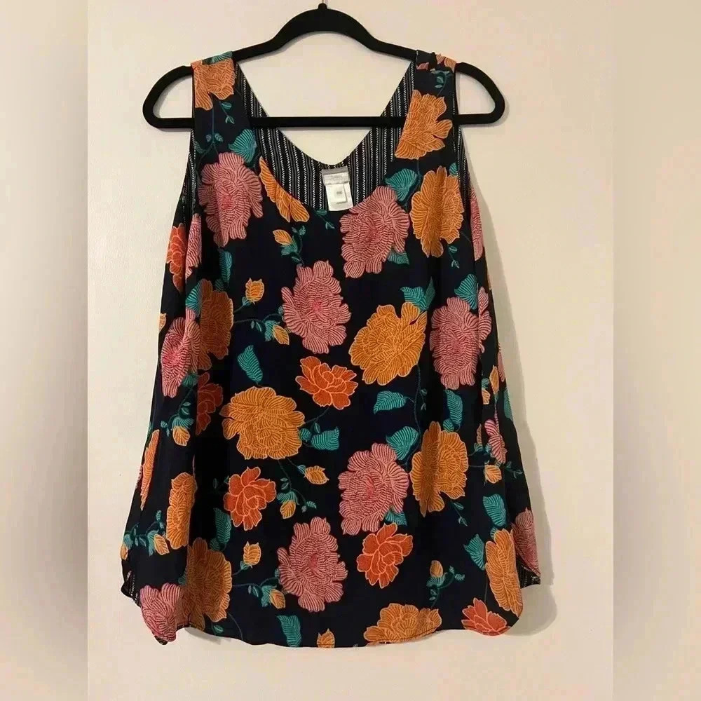 NWT Reversible convertible tank from Chico’s size 2 (M) (J138)